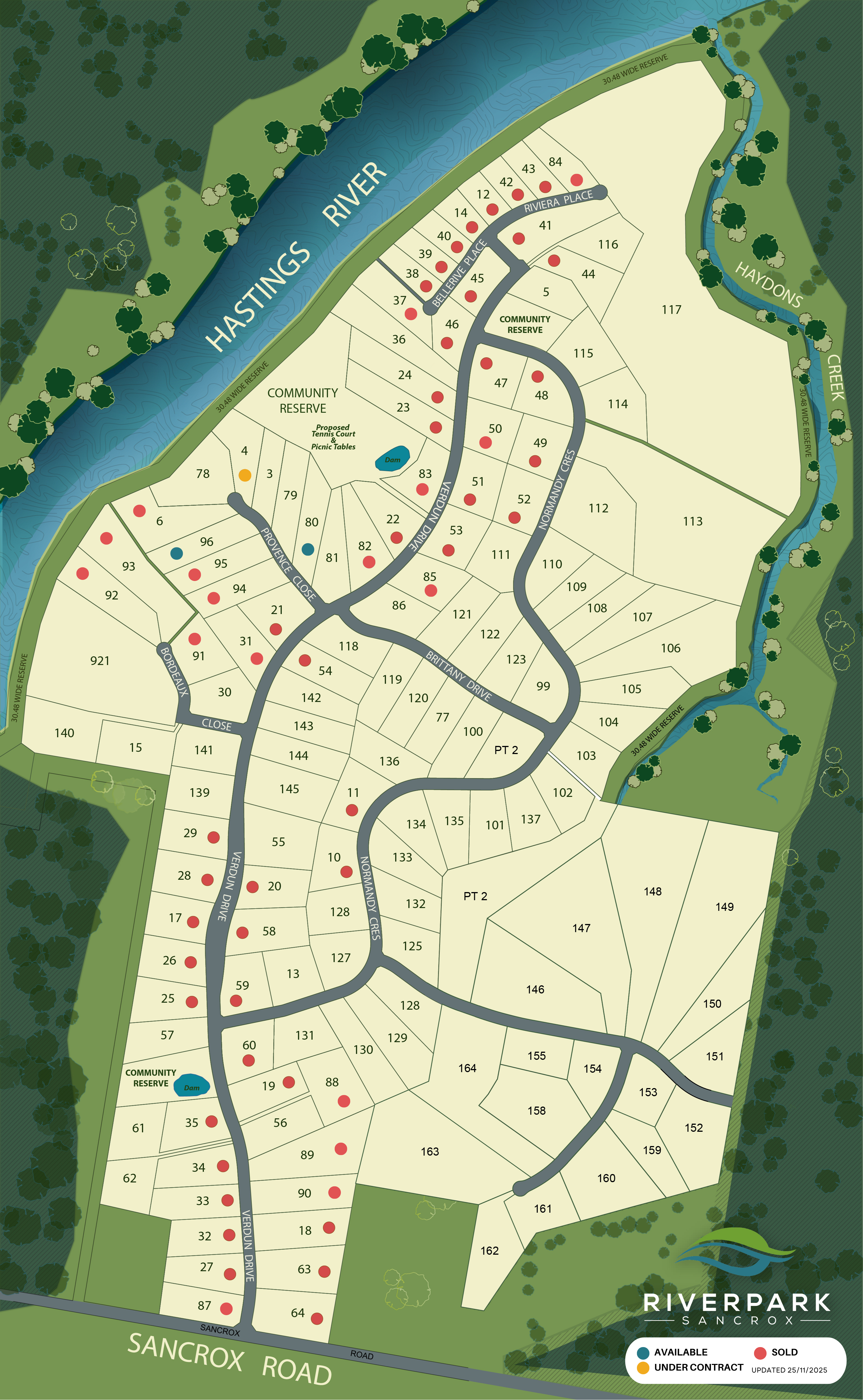 Riverpark Sancrox - Masterplan - Updaded 25 Nov 2025